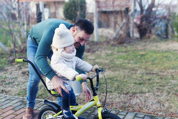 Learning how to ride a bike