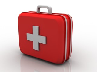 Obraz premium 3d rendering plus sign concept 