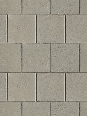 surface paved with road tiles. top view. Specially prepared background for seamless fill.