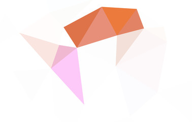 Light Multicolor vector low poly cover.