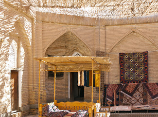 traditional Uzbek souvenir handwork, Khiva, Uzbekistan..