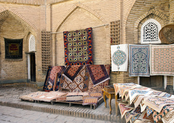 traditional Uzbek souvenir handwork, Khiva, Uzbekistan..