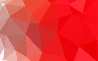 Light Red vector abstract mosaic pattern.