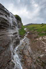 Small waterfall near the Grossglockner high alpine road