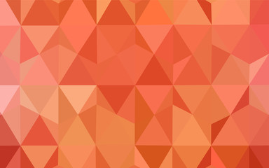 Light Red vector gradient triangles texture.