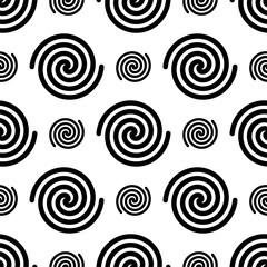 Spiral Design Seamless Pattern, Spiral