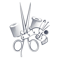 Scissors and tools for sewing