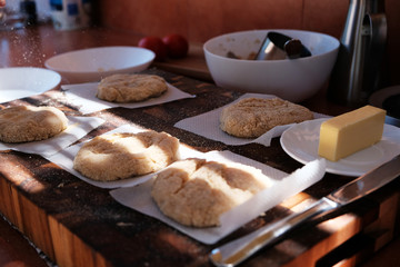 Squid cutlets for burgers