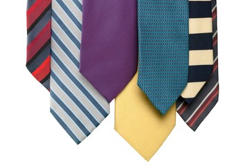 Closeup of Neckties