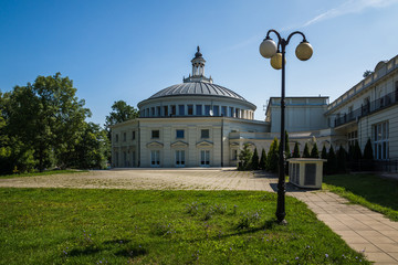 Old comedy theater building in Zoliborz district, Warsaw, Poland