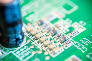 Obraz premium Electronic PCB module