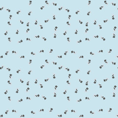 Military camouflage seamless pattern in light blue and different shades of grey or beige colors