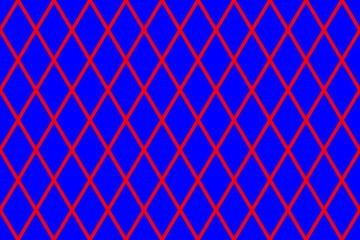 Texture with small red rhombs on the dark blue background