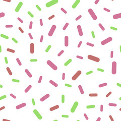 Light Multicolor vector seamless layout with flat lines.