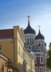 Alexander Nevsky Cathedral - Orthodox church in Tallinn, Estonia