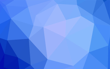 Dark Green vector gradient triangles texture.