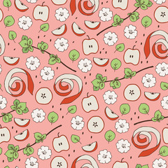 Seamless Apple Pattern