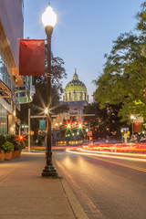 Busy Streets In Harrisburg