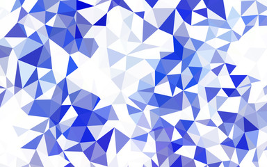 Fototapeta premium Ciemnoniebieski tekstura low poly.