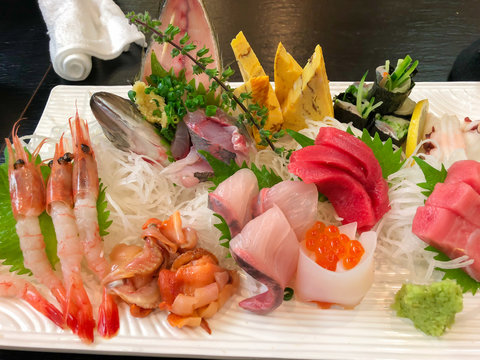 sashimi, japanese food