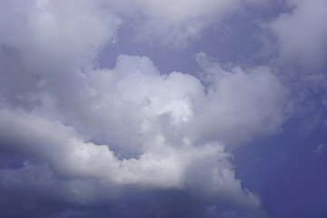 Fototapeta na wymiar Dramatic sky with stormy clouds. Weather forecast.