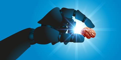 robot - cerveau - intelligence artificielle - cyborg - intelligence - concept - androïde - avenir - futur © pict rider