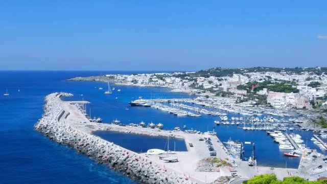 Santa Maria di Leuca pier harbor marina Salento Apulia Lecce Italy