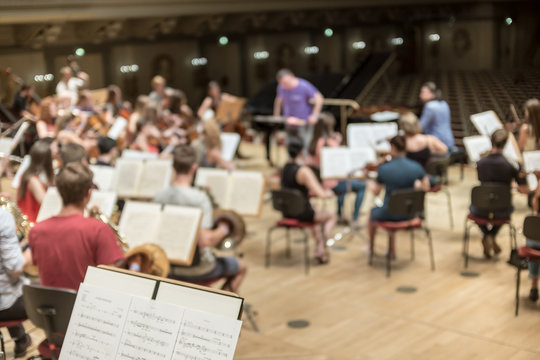 Symphony Orchestra Rehearsal – The Art of Harmonious Preparation