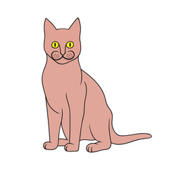 cute cat vector