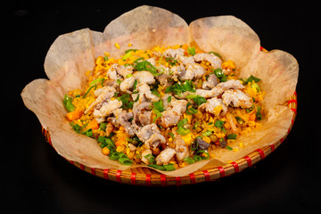 Fried rice with meat