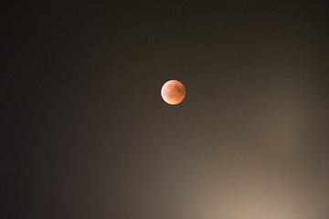 Totale Mondfinsternis / Blutmond über München - Juli 2018 © tina7si