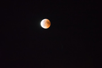 Totale Mondfinsternis / Blutmond über München - Juli 2018 © tina7si
