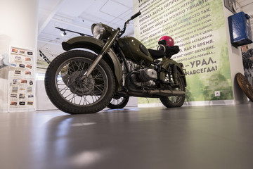 vintage motorcycle, Ural motorcycle