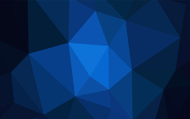 Light Green vector polygon abstract background.