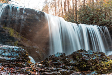 Brasstown Waterfall in South Carolina