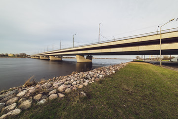 Riga city panorama in autumn