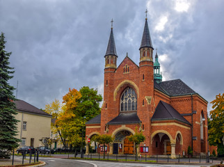 Fototapeta na wymiar Parish church of St. Kazimierz in Nowy Sacz, Poland