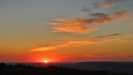 sonnenuntergang in markersbach