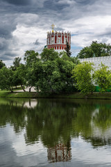 Fototapeta na wymiar General view of the Novodevichy Convent in Moscow