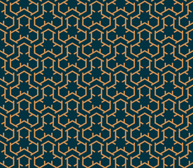 Vector seamless pattern. Modern stylish abstract texture. Repeating geometric tiles from striped elements