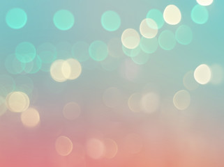 de focused bokeh light, abstract background at night photo