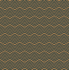 Vector seamless pattern. Modern stylish abstract texture. Repeating geometric tiles from striped elements
