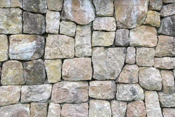 Natural stone wall texture for background.