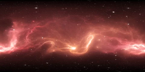 Weltraumnebel mit Sternen. Virtual-Reality-Umgebung 360 HDRI-Karte. Universelle gleichwinklige Projektion, sphärisches Panorama. © Peter Jurik