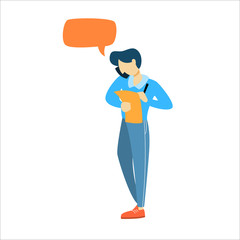 Man talking on the mobile phone