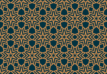 Vector seamless pattern. Modern stylish abstract texture. Repeating geometric tiles from striped elements