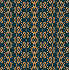 Vector seamless pattern. Modern stylish abstract texture. Repeating geometric tiles from striped elements