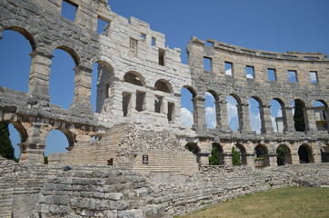 Amfiteatr rzymski w Puli, Istria, Chorwacja