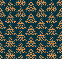 Vector seamless pattern. Modern stylish abstract texture. Repeating geometric tiles from striped elements