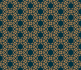 Obraz premium Vector seamless pattern. Modern stylish abstract texture. Repeating geometric tiles from striped elements